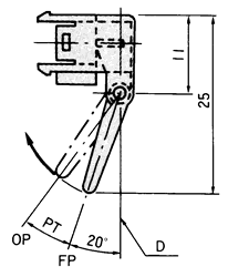 光電開關(guān)致動器形式C