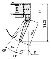 光電開關(guān)致動器形式E