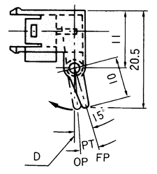 光電開關(guān)致動器形式G