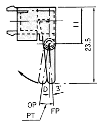 光電開關(guān)致動器形式H