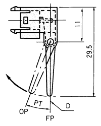光電開關(guān)致動器形式I