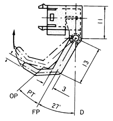 光電開關(guān)致動器形式L