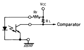 光電開(kāi)關(guān)OS-1009典型電路