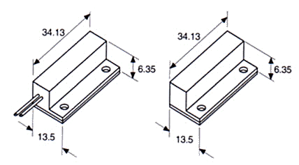 門磁開關（磁性開關/接近開關/接近傳感器）DC-1551尺寸規(guī)格